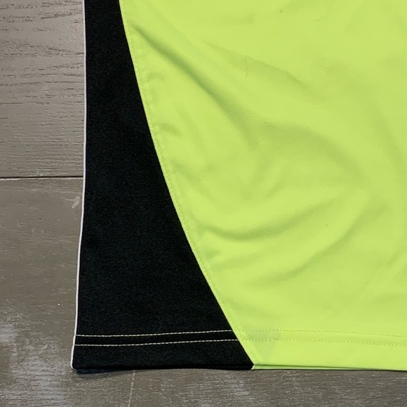 Challenger British Soccer youth jersey small S highlighter yellow black white - Picture 2 of 7